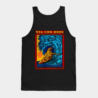 SURFING MEXICAN PIPELINE PUERTO ESCONDIDO MEXICO Tank Top